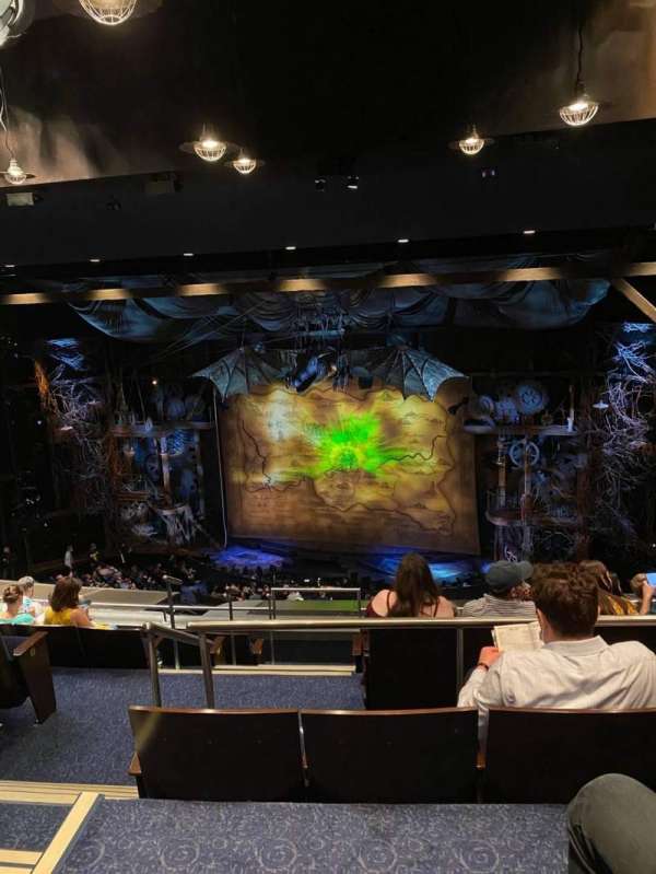 Gershwin Theatre, section: Rear Mezzanine R, row: H, seat: 6