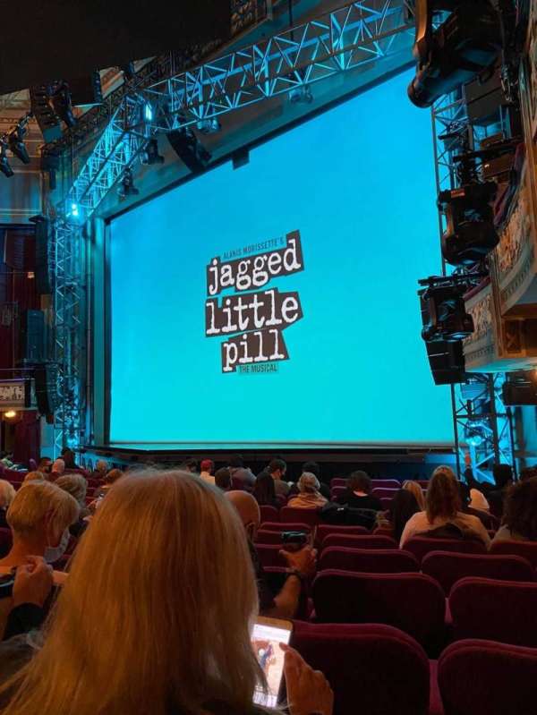 Broadhurst Theatre, section: Orchestra R, row: L, seat: 22