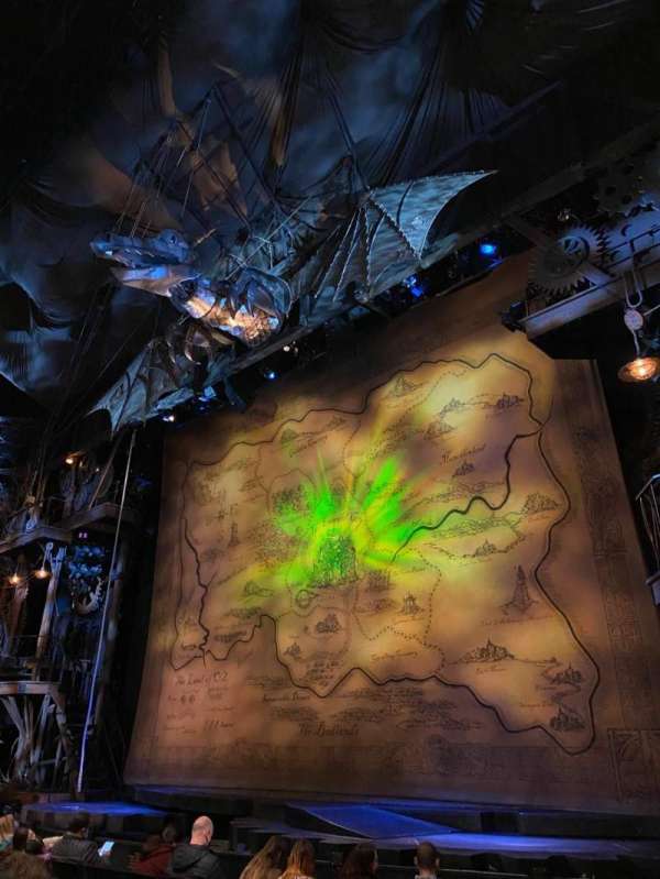 Gershwin Theatre, section: Orchestra R, row: D, seat: 10