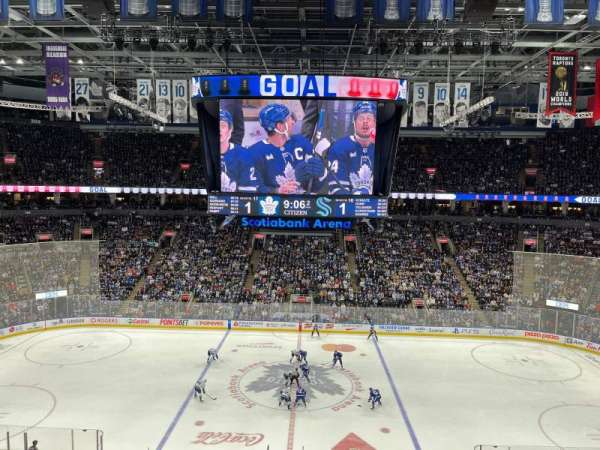 Scotiabank Arena, section: 321, row: 1, seat: 11