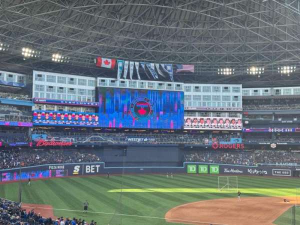 Rogers Centre, section: 533, row: 2, seat: 14
