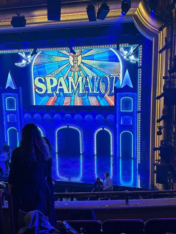 St. James Theatre, section: Mezzanine R, row: E, seat: 4