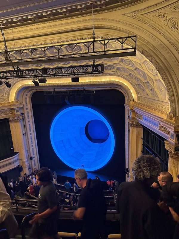 Hudson Theatre, section: Balcony R, row: E, seat: 2