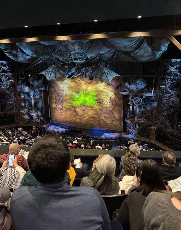 Gershwin Theatre, section: Front Mezzanine R, row: D, seat: 6