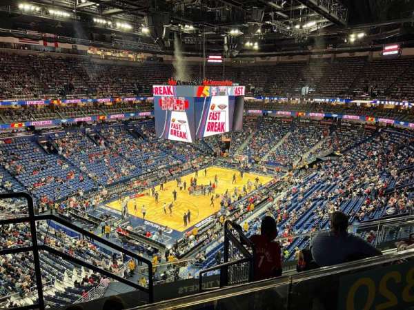 Smoothie King Center, section: 320, row: 6, seat: 14