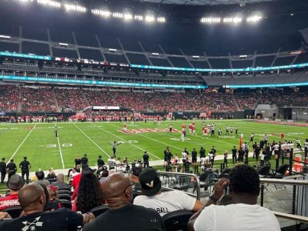 Allegiant Stadium, section: C137, row: 8, seat: 2
