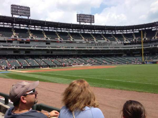 Rate Field, section: 115, row: 1, seat: 7