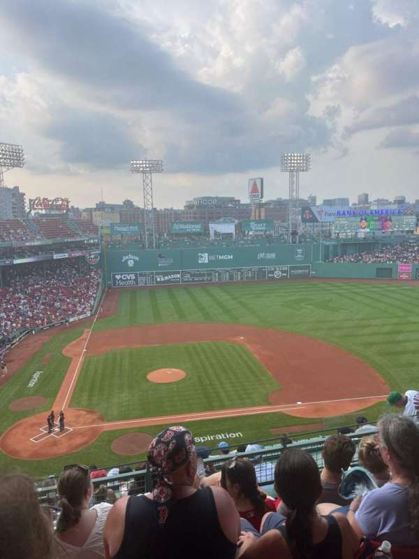 Fenway Park, section: Pavilion Box 3, row: D, seat: 10