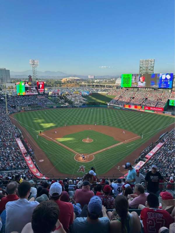Angel stadium, section: 521, row: J, seat: 12