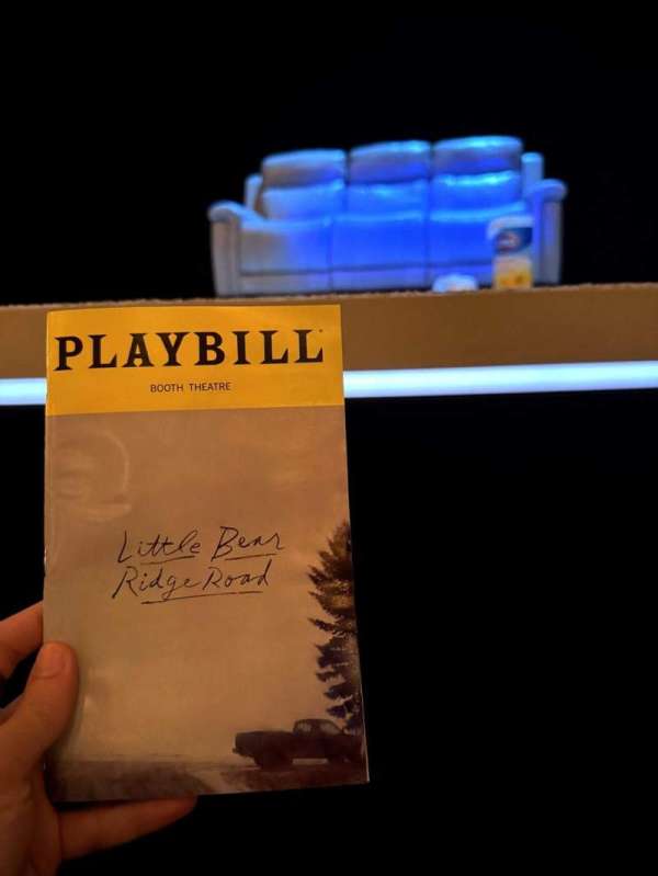 Booth Theatre, section: Orchestra C, row: AA, seat: 109