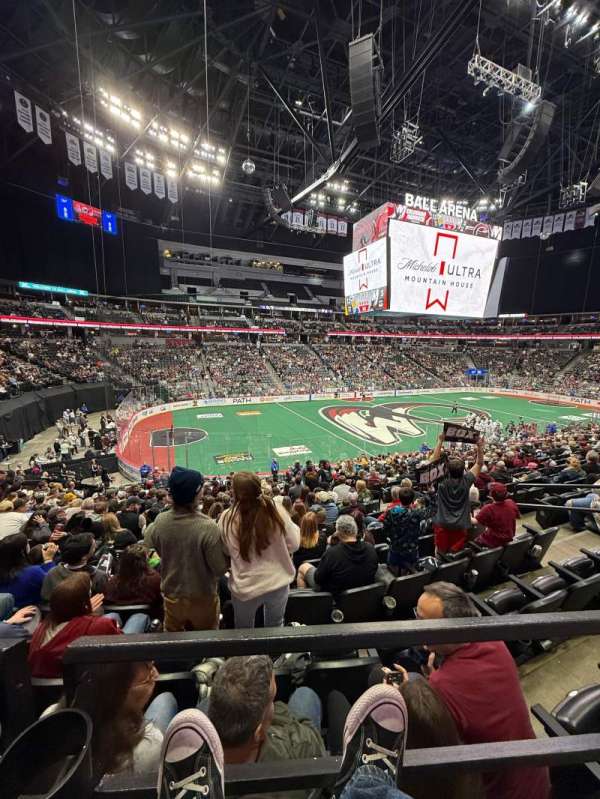 Ball Arena, section: 106, row: 20, seat: 6