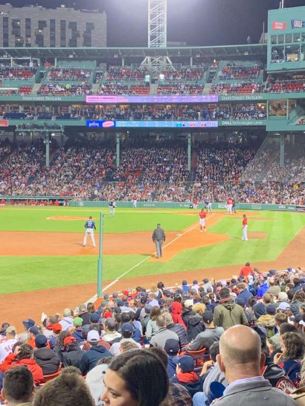 Fenway Park, section: Loge Box 163, row: LL, seat: 9