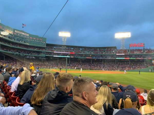 Fenway Park, section: Right Field Box 7, row: J, seat: 5