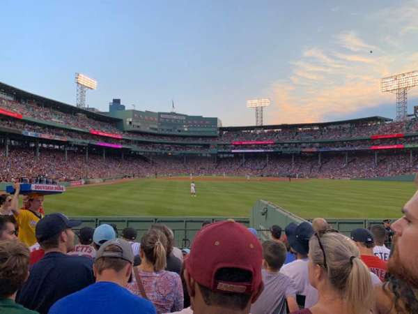 Fenway Park, section: Bleacher 42, row: 8, seat: 4