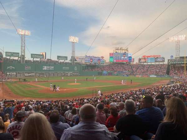 Fenway Park, section: Loge Box 128, row: LL, seat: 2