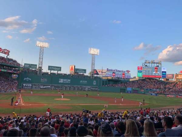 Fenway Park, section: Loge Box 124, row: LL, seat: 4