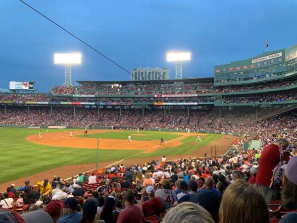 Fenway Park, section: Loge Box 162, row: NN, seat: 7