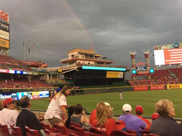 Great American Ball Park, section: 111, row: I, seat: 8
