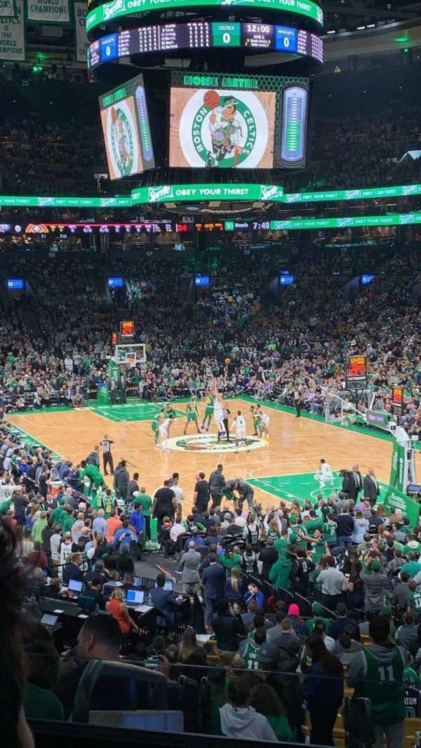 TD Garden, section: 19, row: 24, seat: 17