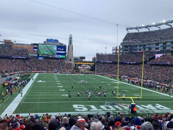 Gillette Stadium, section: 132, row: 32, seat: 10