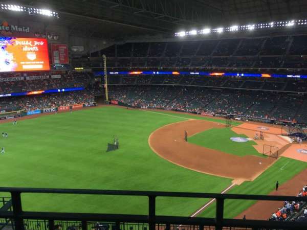 Daikin Park, section: 406, row: 1, seat: 3