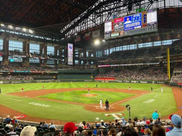 Globe Life Field, section: 13, row: 12, seat: 10