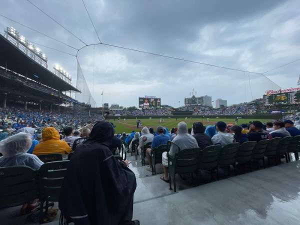 Wrigley Field, section: 120, row: 1, seat: 1-4