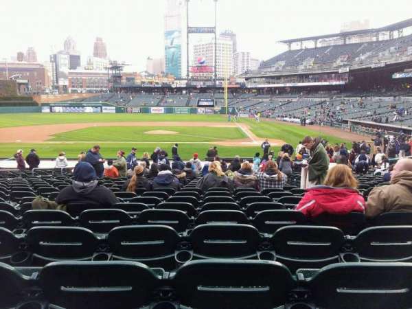 Comerica Park, section: 132, row: 28, seat: 4