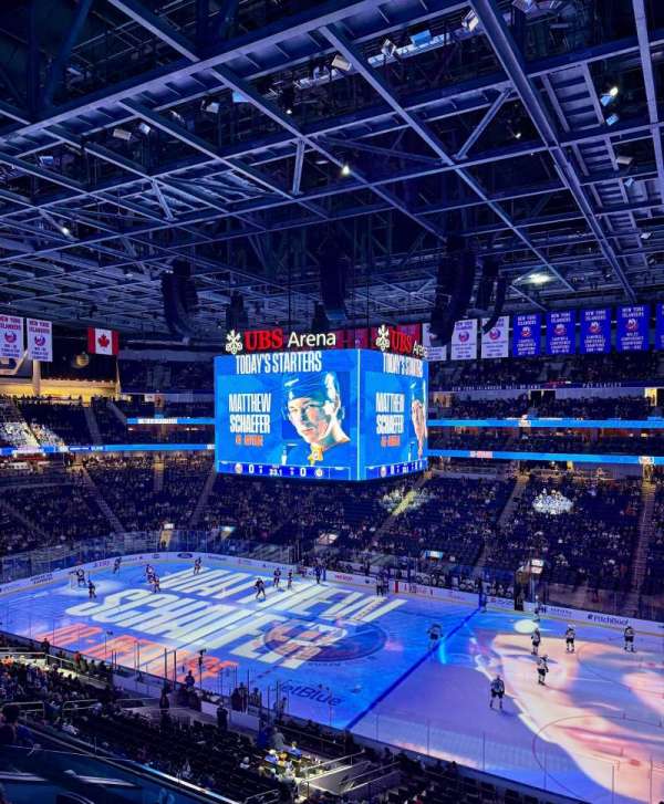 UBS Arena, section: 219, row: 1, seat: 10