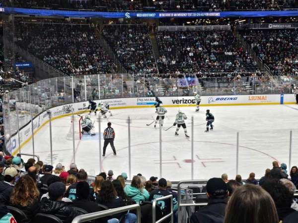 Climate Pledge Arena, section: 03, row: P, seat: 9