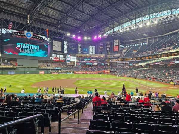 Chase Field, section: 127, row: 29, seat: 20