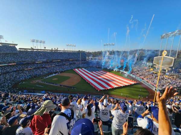 Dodger Stadium, section: 36RS, row: V, seat: 1