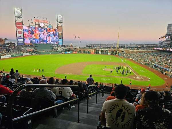 Oracle Park, section: 221, row: L, seat: 16