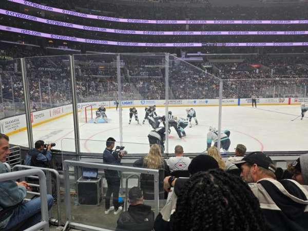 Crypto.com Arena, section: 103, row: 7, seat: 9