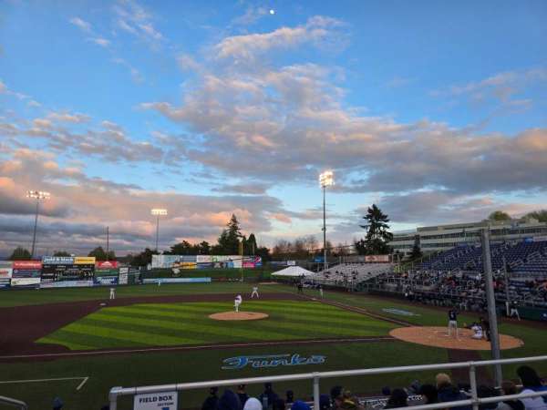 Everett Memorial Stadium, section: J, row: 8, seat: 16