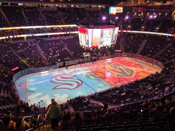 T-Mobile Arena, section: 220, row: R, seat: 1