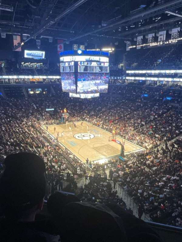 Barclays Center, section: 203, row: 2, seat: 8