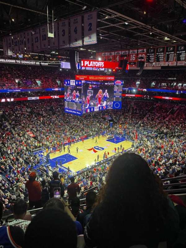 Xfinity Mobile Arena, section: 210, row: 9, seat: 8