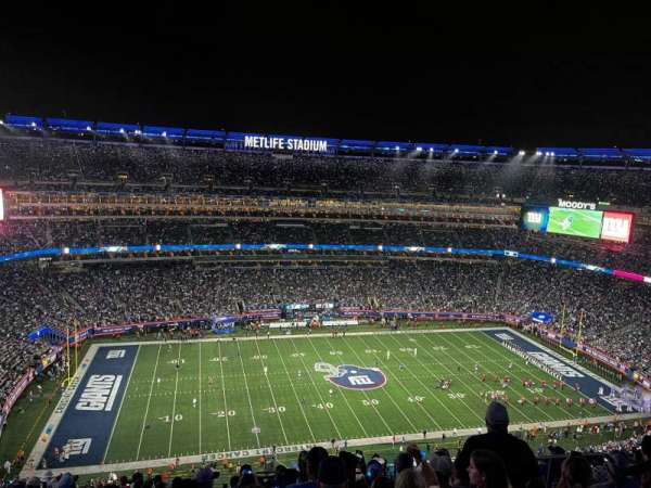 MetLife Stadium, section: 316, row: 20, seat: 5