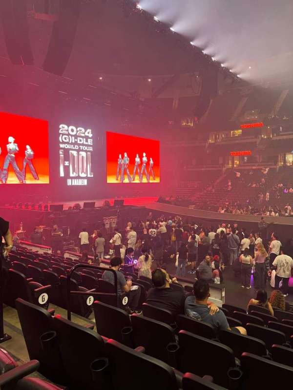 Honda Center, section: 208, row: k, seat: 10