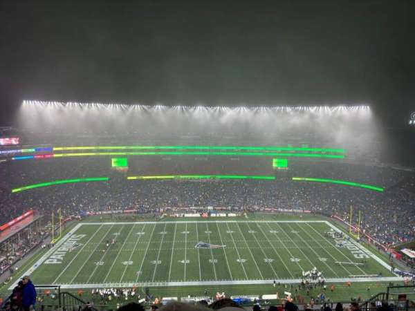 Gillette Stadium, section: 310, row: 18, seat: 16