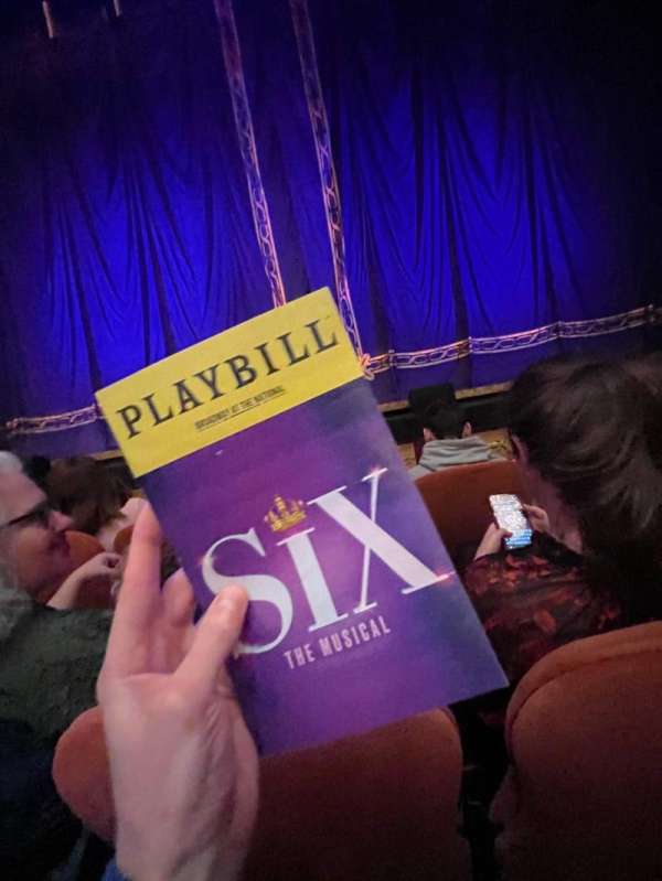 National Theatre, DC, section: Orchestra C, row: A, seat: 106
