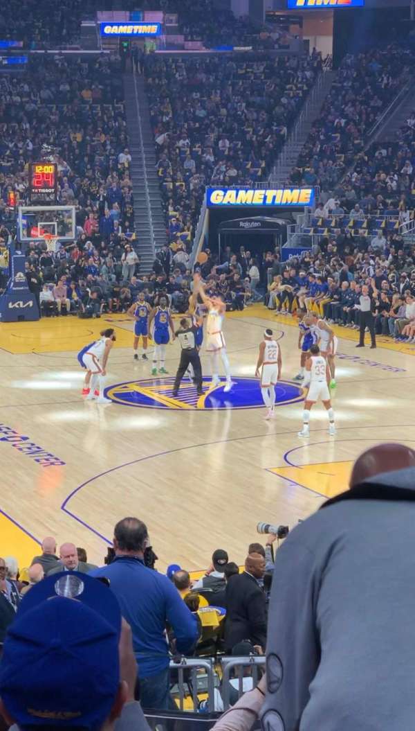 Chase Center, section: 111, row: 12, seat: 5