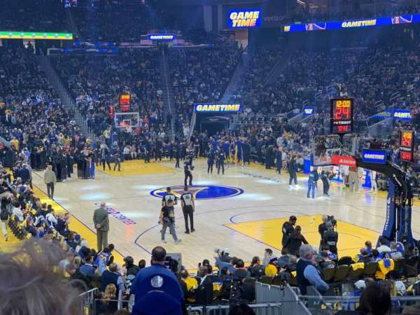 Chase Center, section: 111, row: 12, seat: 5