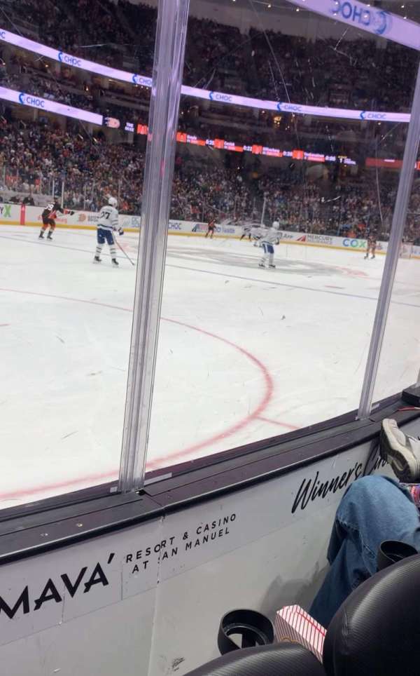 Honda Center, section: 211, row: B, seat: 5