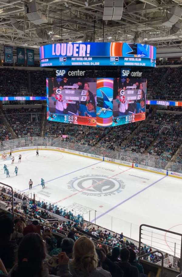 SAP Center, section: 227, row: 9, seat: 7
