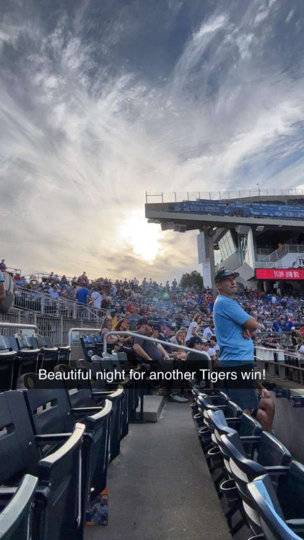 Kauffman Stadium, section: 105, row: B, seat: 7