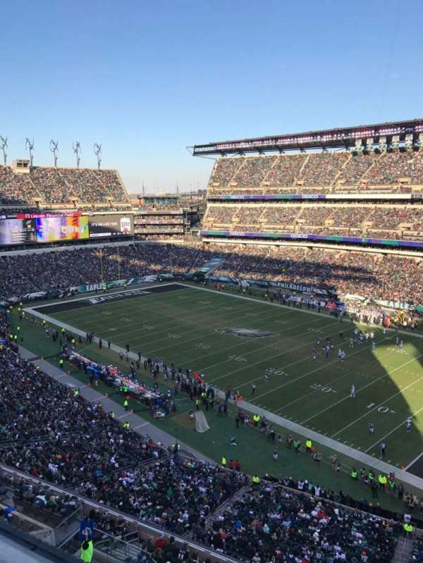 Lincoln Financial Field, section: 206, row: 1, seat: 15