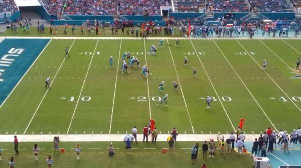 Hard Rock Stadium, section: 320, row: 1, seat: 24