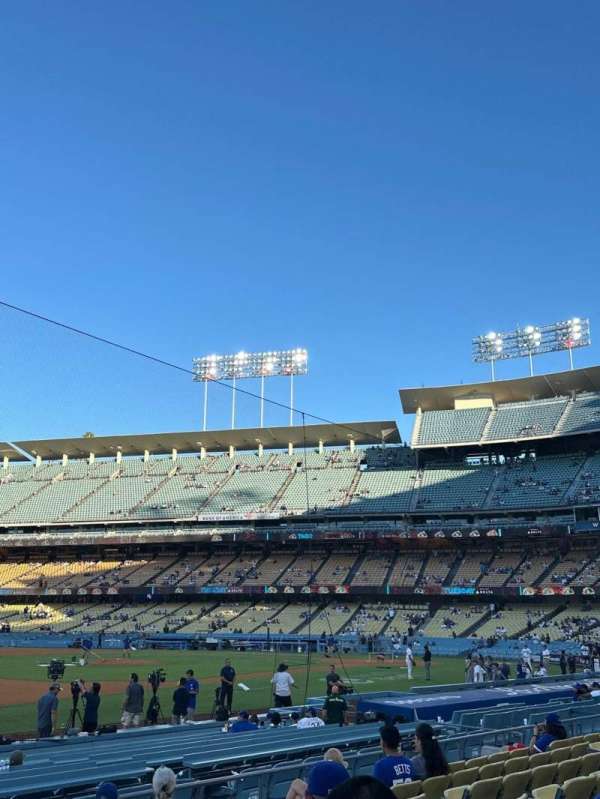 Dodger Stadium, section: 33FD, row: H, seat: 1